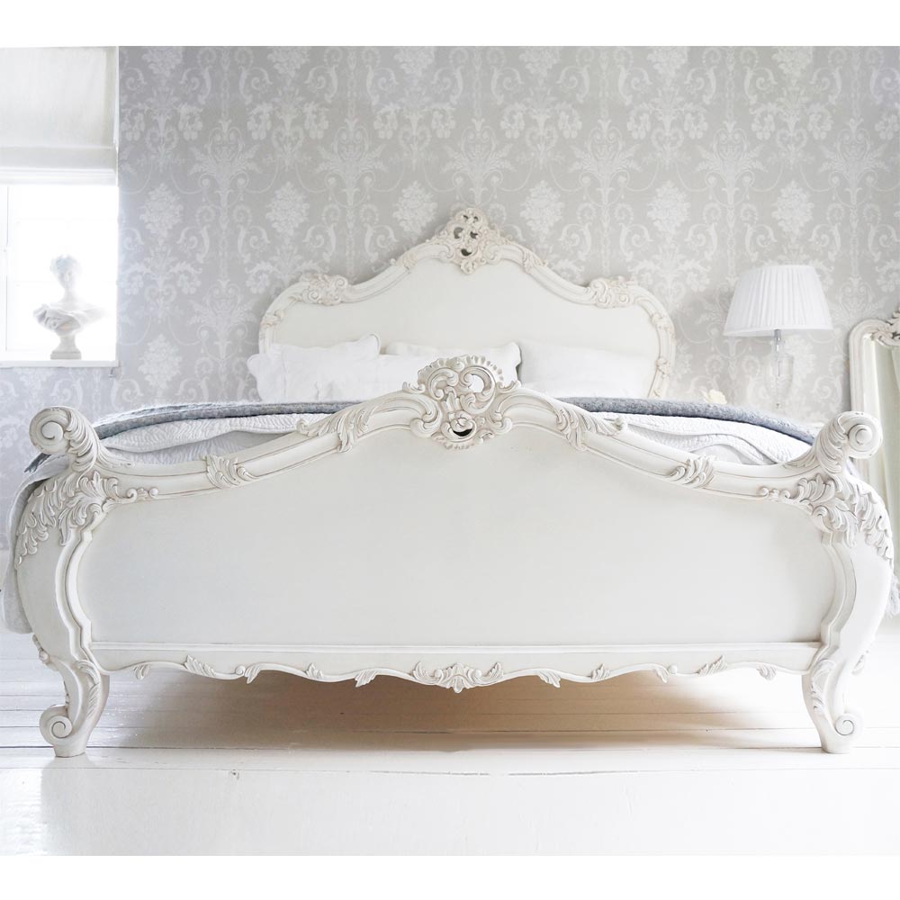 Provencal Sassy White French Bed