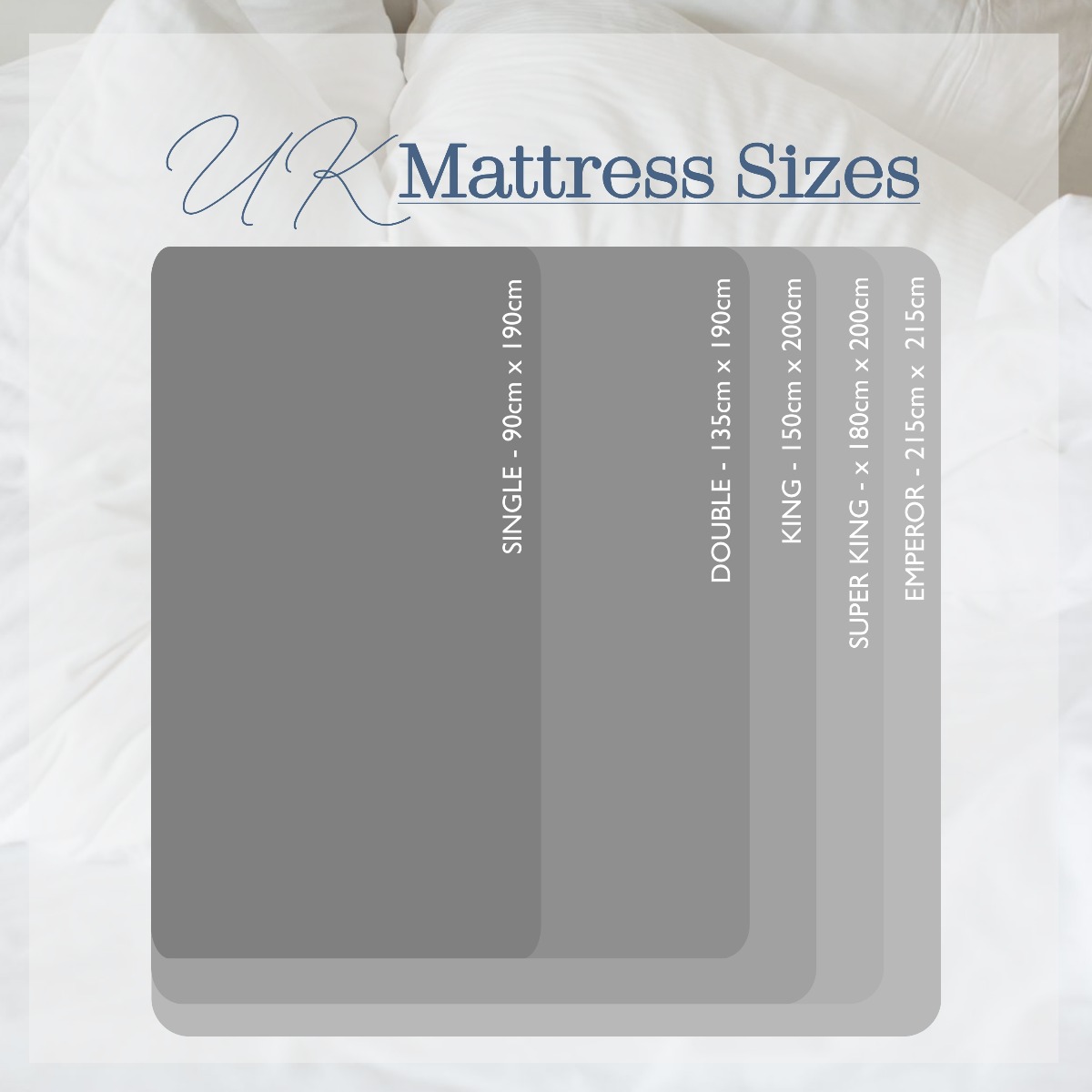 Your Guide To Uk Mattress Sizes The, Super King Bed Size Us